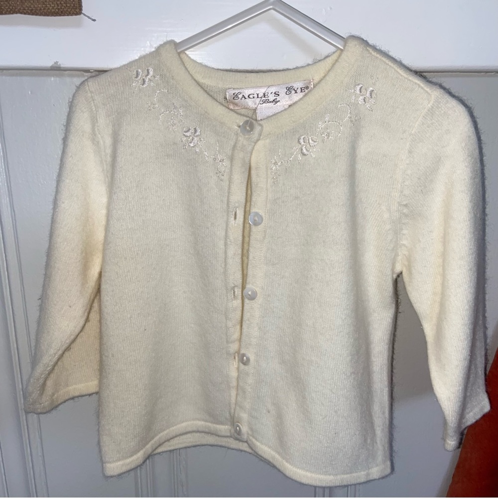 Sweet Baby Girl Ivory Cardigan